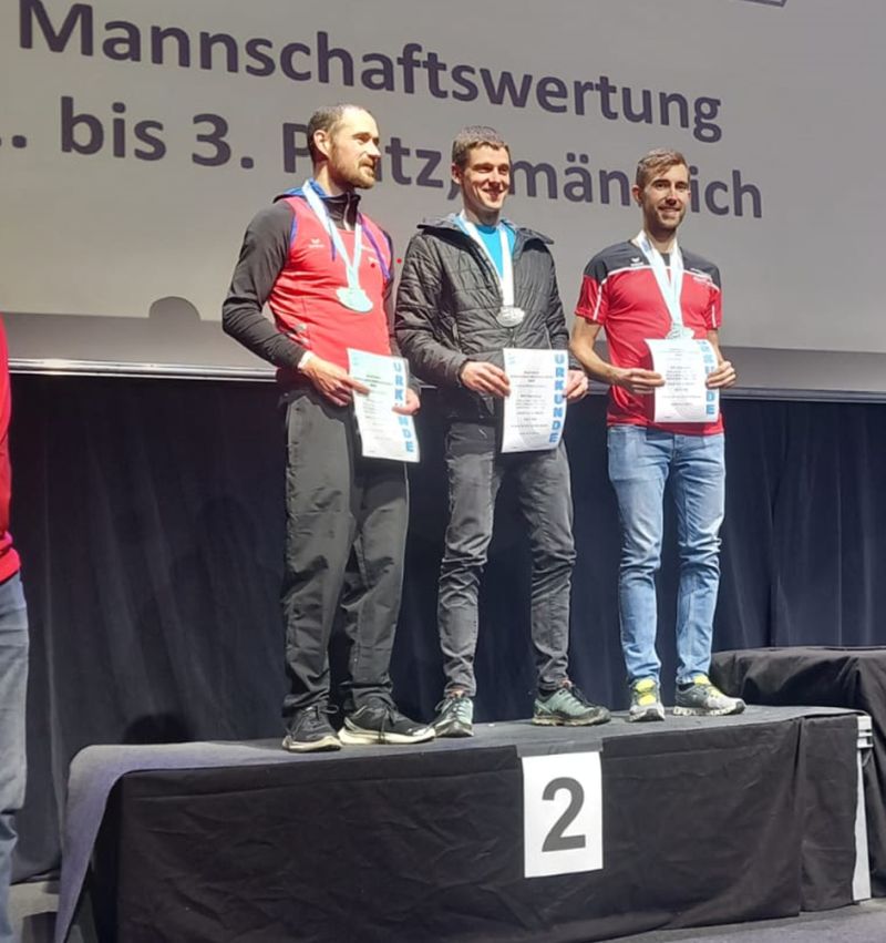 SWC Halbmarathonis holen Männer BM Silber
