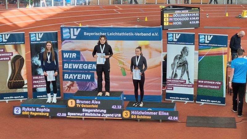 4 Mal SWC Silber bei Bayerischer Hallenmeisterschaft