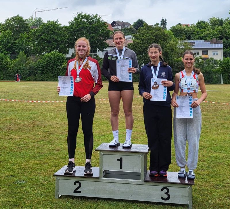 Silber und Bronze füe Lea Schmied und Nele Simon