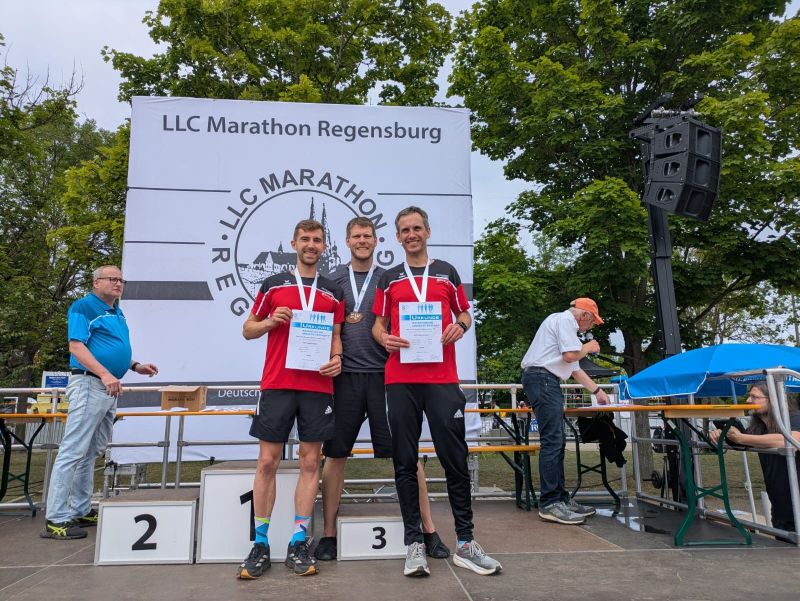 SWC Männerteam wird Bayer. Marathonmeister