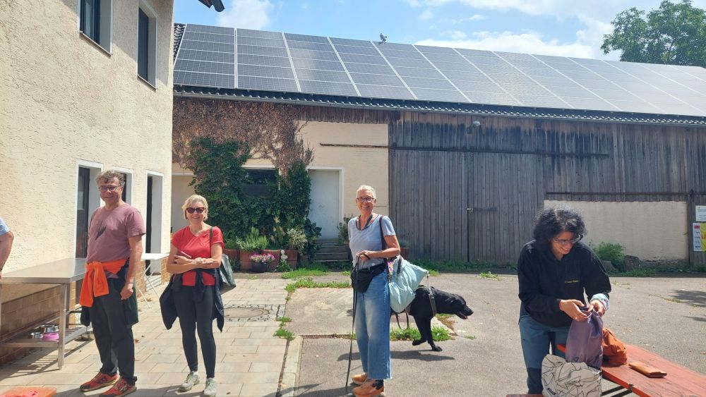 Wandern und Biergarten am 27.07.25: Kein langes Warten beim Gasthof Huf