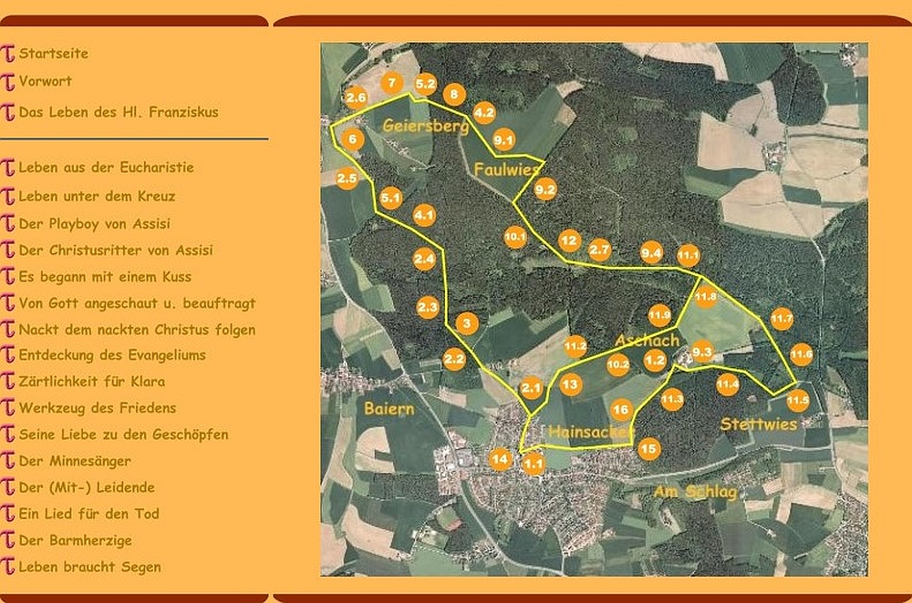 Wanderankündigung für den 16.02.2025: Der Besinnungsweg von Hainsacker