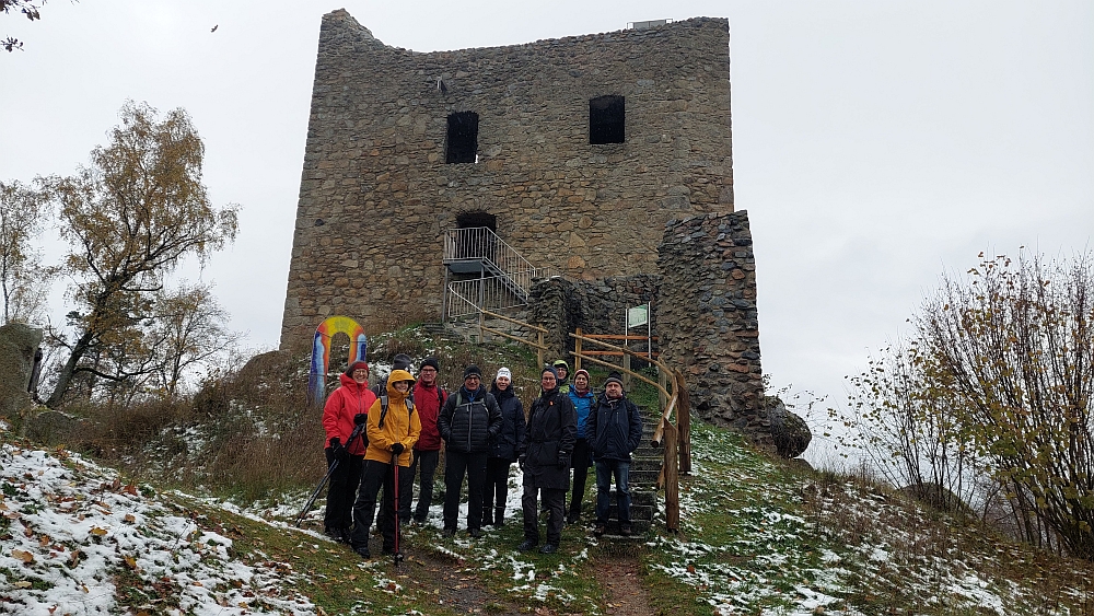 Rundwanderung zur Burgruine Lobenstein am 20.11.2022